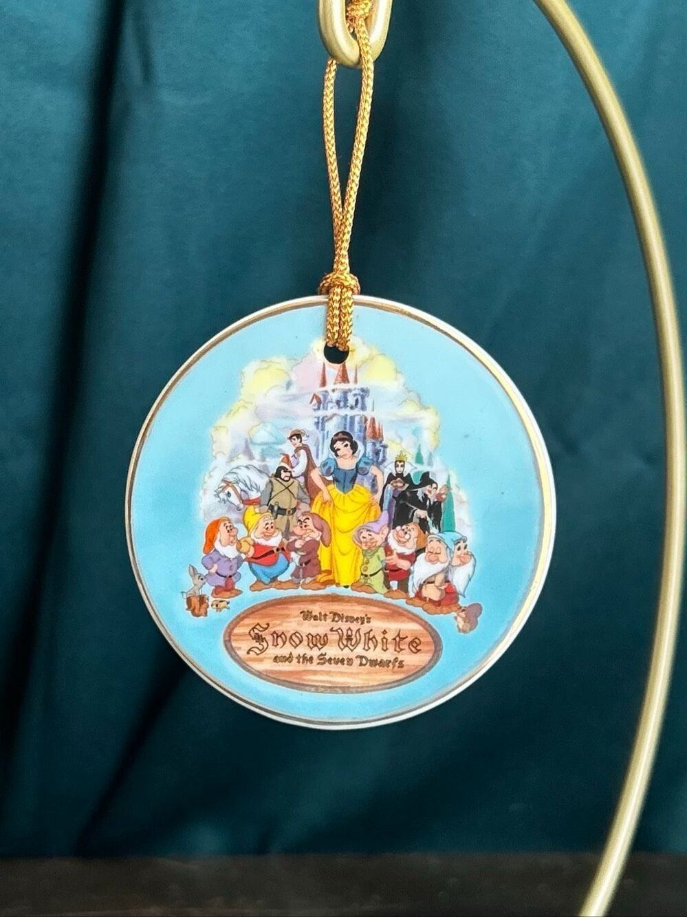 Disney Parks Christmas Collection Ornament 1987 Snow White and the Seven Dwarfs